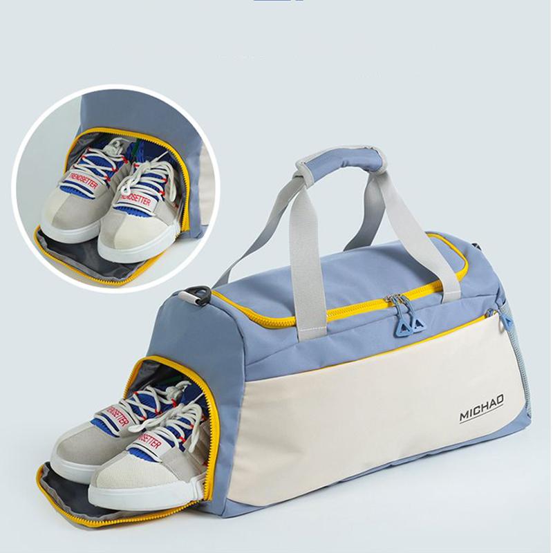 Модная сумка большой емкости, дорожная сумка, легкая сумка для хранения багажа на короткие расстояния, сумка через плечо, спортивная сумка через плечо для фитнеса