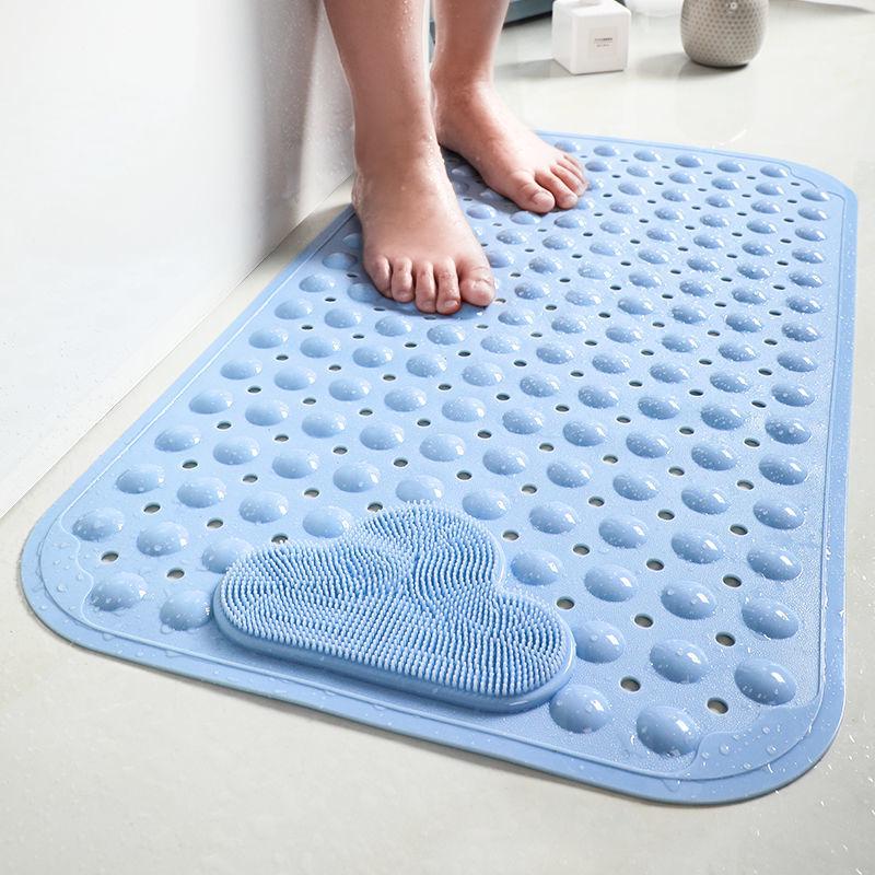 Non-Slip TPE Suction Cup Bath Mat for Shower or Tub