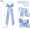 12Pcs Adhesive Ribbon Bowknot Candlestick Bowknot Ornament For Candle Holder Wedding Bridals Shower Decoration Wrapping