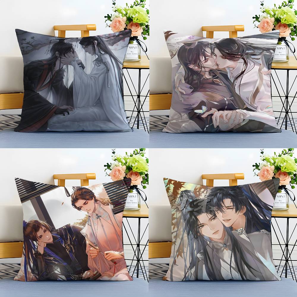 Грандмастер Демонического Культивирования-МТ Наволочка с Принтом Наволочка Гостиная Диван Подушка Чехол Спальня Комната Декор