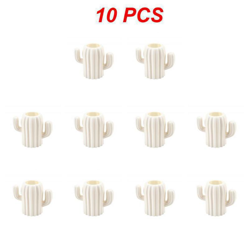 1~10PCS Creative Student Pen Holder Stationery Desktop Cactus Desk Multifunction Storage Box PE Pen Container Brush Pot Office