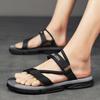 Fashion Open Toed Slippers New Men's Sandals with Soft Sole Comfortable Suitable for Indoor and Outdoor Walks Summer Beaches Flat Water