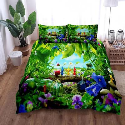 Pikmin Bugs пододеяльник комплект King Queen Double Full Twin Single Size комплект постельного белья чехол с наволочкой на заказ