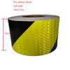 5cm/10cm/15cm/20cm*5M Fluorescent-Yellow-Black Twill reflective Tapes Waterproof Adhesive Warning Stickers For Car Truck Trailer