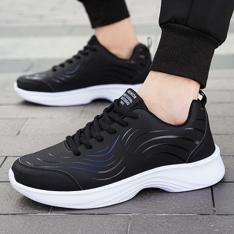 Мужские кроссовки Дышащая сетка Удобные черные спортивные туфли Противоскользящие уличные повседневные для бега Мужская обувь Zapatillas Hombre