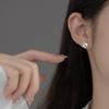 Серьги Ins Style Diamond Cross Love, маленькие, простые, элегантные и изысканные серьги