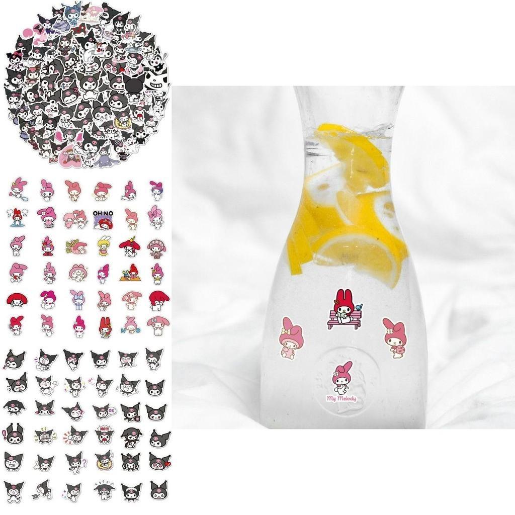 100pcs Kuromi My Melody Stickers Cute Waterproof Kawaii Decals For Luggage And More