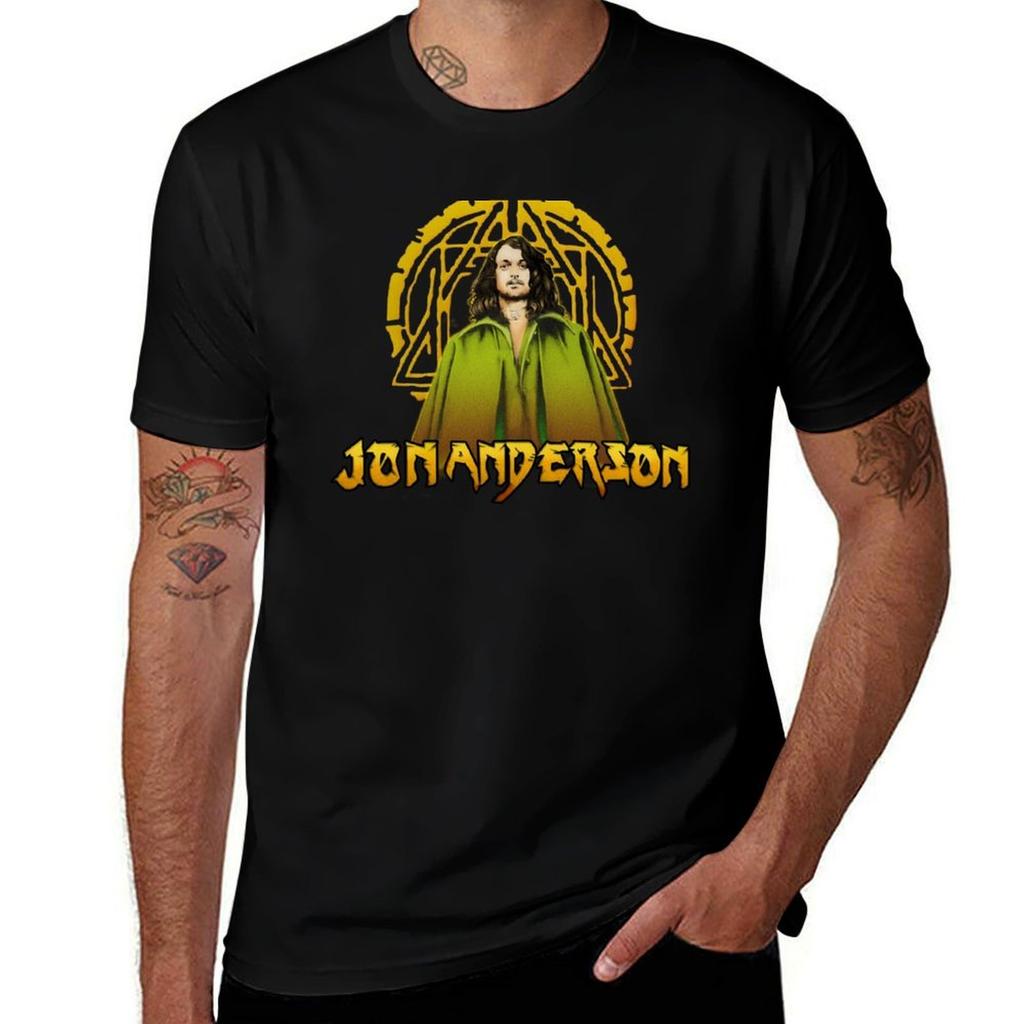 Jon Anderson Olias Tshirt Art Pattern Printed Casual Top