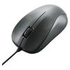 ELECOM Mouse Wired M Size 3 Button USB Optical Black ROHS Directive Compliant M-K6URBK/RS