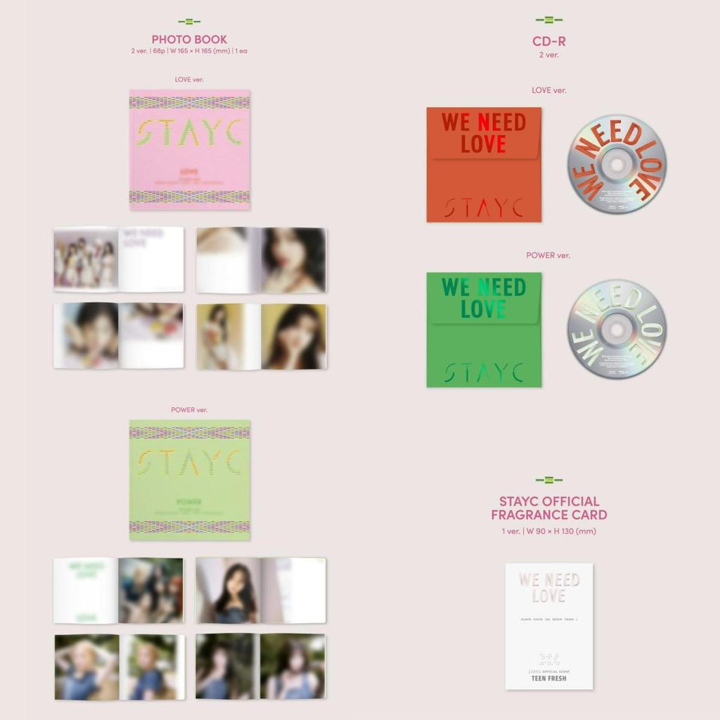 STAYC WE NEED LOVE / Третий сингл-альбом