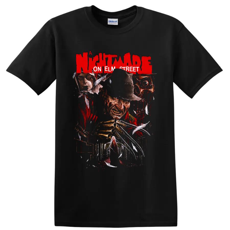 Freddy Krueger Nightmare on Elm Street Horror T Shirt Slasher Movie Fan Art Tee