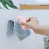 Soap Dish Wall Mounted Water Draining Quick Dry Water-free Soap Sponge Holder for Home