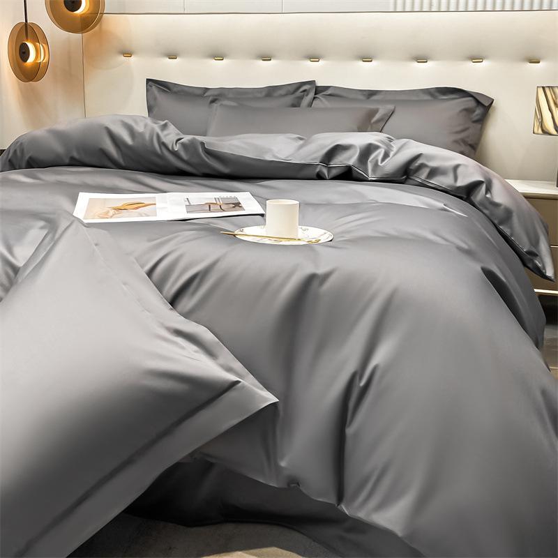 High-end Class A Maternal and Infant Grade Xinjiang Long-staple Cotton 4pcs Set, Pure Cotton Bed Sheet, Cotton Quilt Cover, Bed Hat 3pcs Set