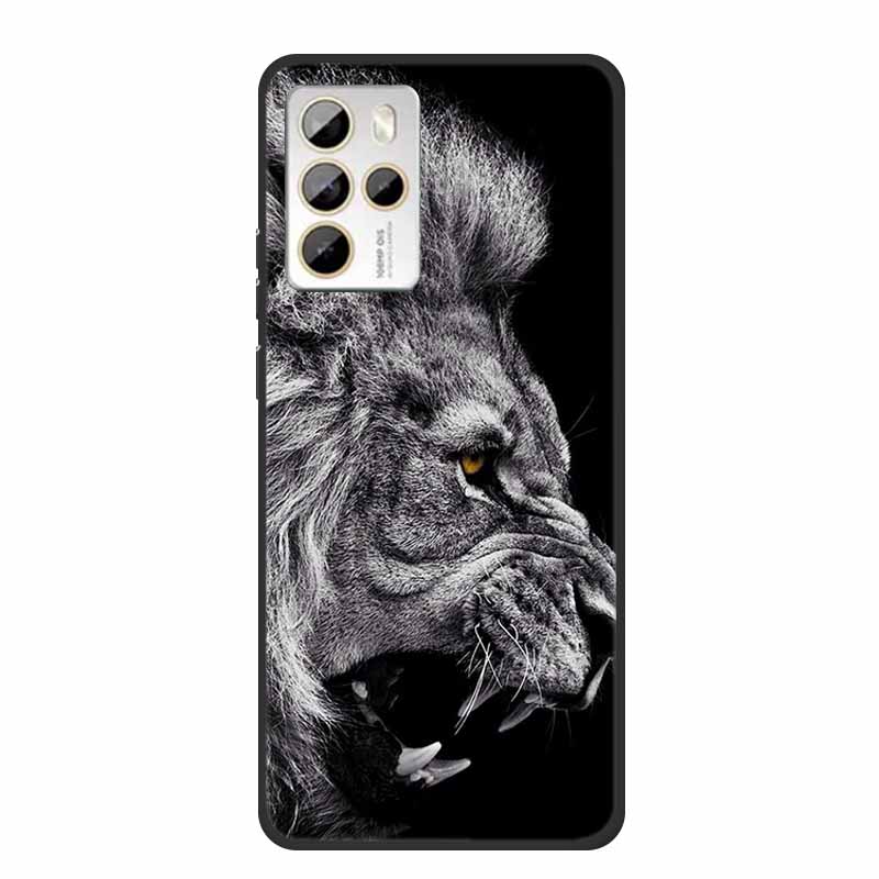 For HTC U23 Pro 5G Case Animals Silicone Soft TPU Phone Cases For HTC U23 Pro 2023 HTCU23 2QCB100 Protector Cartoon Wolf Coque
