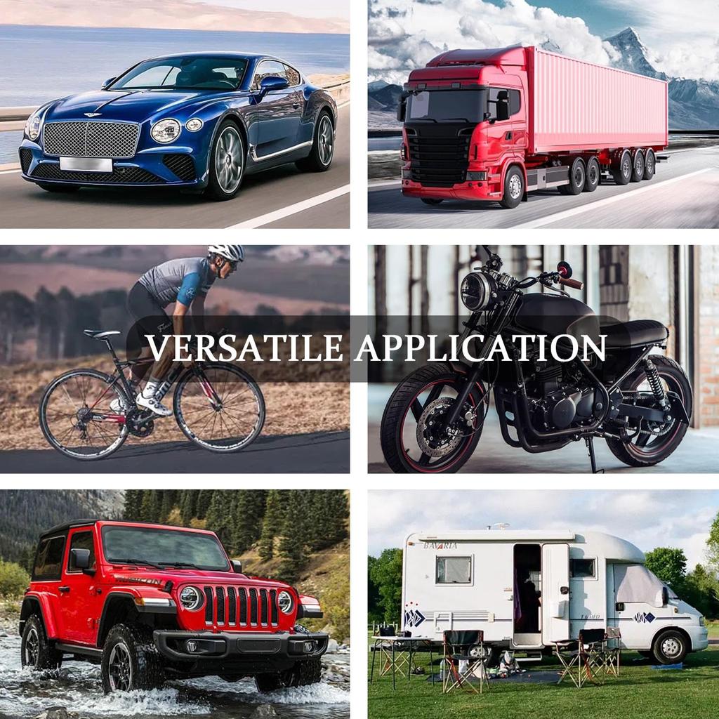 8 шт. колпачок для вентиля шины, универсальный алюминиевый колпачок для вентиля шины, герметичный, водонепроницаемый, пылезащитный для автомобилей, внедорожников, грузовиков, мотоциклов, велосипедов (черный)