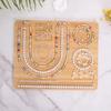 With Scale Wooden Bead Board Multiple Types Jewelry Design Board Girls Women