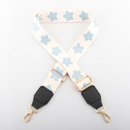 Colorful Nylon Bag Strap Adjustable Bag Strap Replacement Printed Strap with Buckles