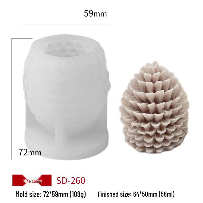 Силиконовая форма для ароматической свечи и мыла «Рождественская елка Вэньсинь»