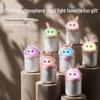 Portable Cartoon USB Mini Humidifier with Colorful Light for Home or Car