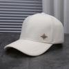 Winter new fashionable solid color simple star label decorative baseball cap warm and comfortable casual sun hat