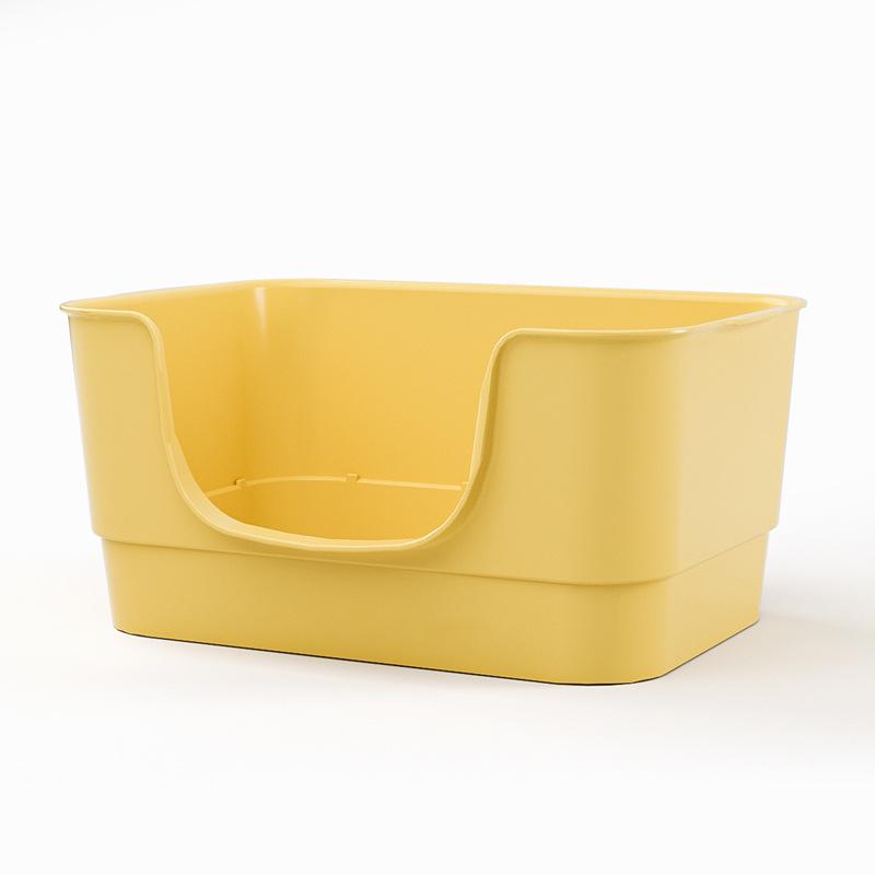 Extra Large Splash-Proof Cat Litter Box with High Sides
