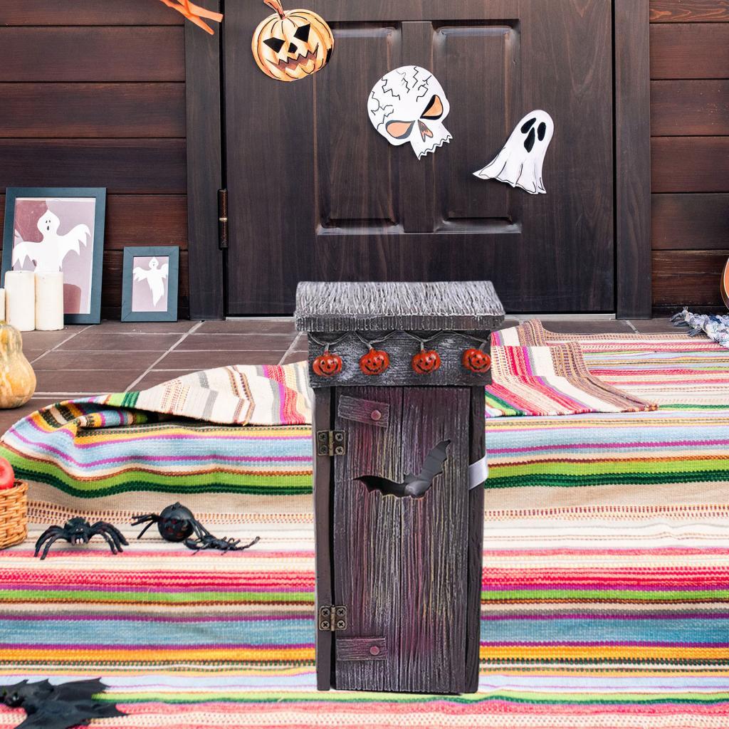 Mummy Decor Halloween Ornament Party Supply Collections Outhouse Statue Sculpture for