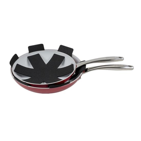 Набор из 6 держателей для кастрюль, многофункциональные защитные приспособления для кастрюль в 3 размерах, разделитель для кастрюль