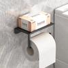 Держатель рулона туалетной бумаги без сверления, самоклеящаяся полка для мобильного телефона, ванная комната