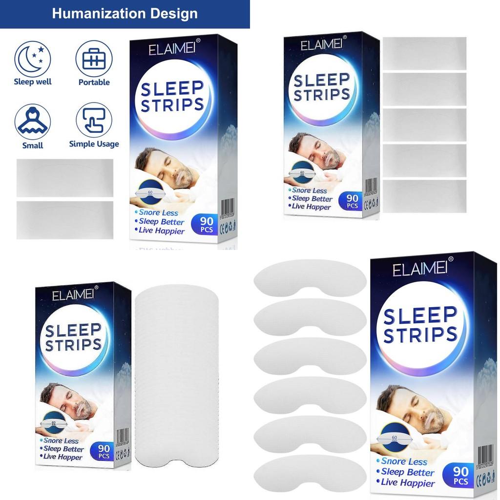 Elimei Sleep Tape Antisnoring Closure Patch With Comfortable Design For Daily Use