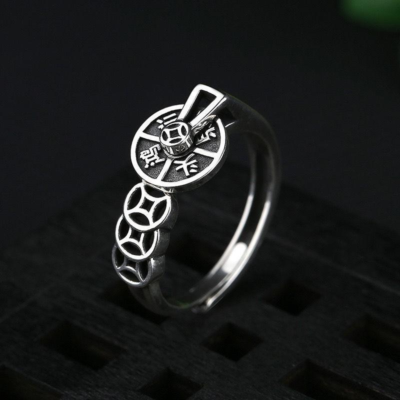Original Lucky Money Ring Split Ring Turning Ring
