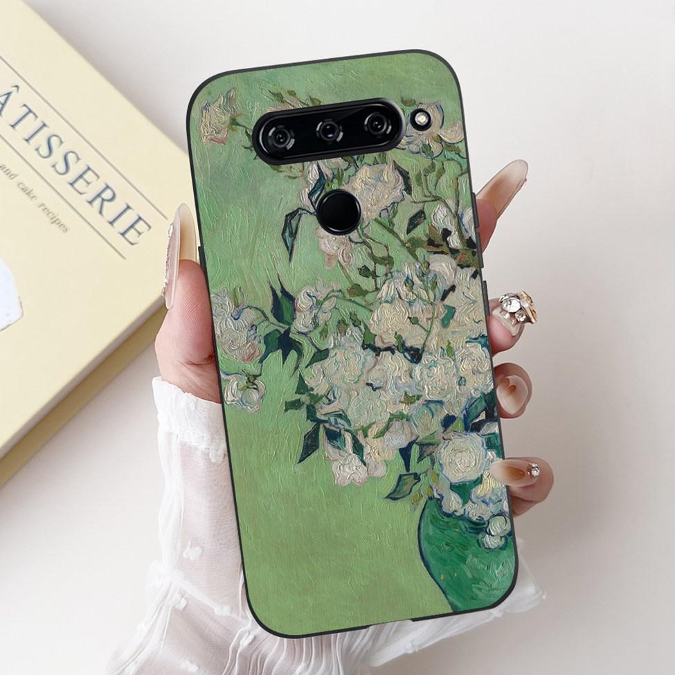 Чехол для LG V40 V50 ThinQ V50S ThinQ, милый мультяшный кот, роскошный, крутой, ударопрочный, силиконовая задняя крышка для LG V50S ThinQ 5G