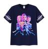 Фильмы Охотники на демонов K-pop 2025 Графическая футболка Мужская Женская Эстетическая мода Хлопковая футболка с коротким рукавом Харадзюку Винтажные футболки
