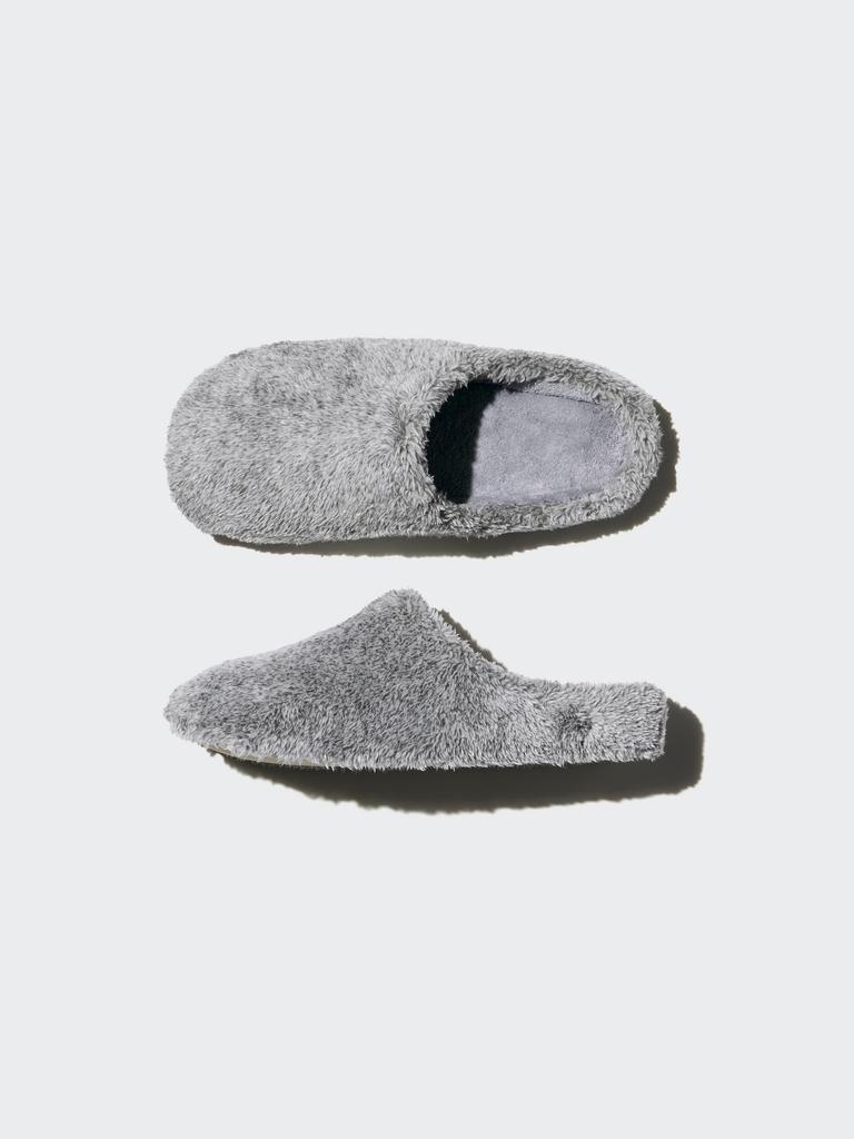 Uniqlo Япония Пушистые флисовые домашние тапочки