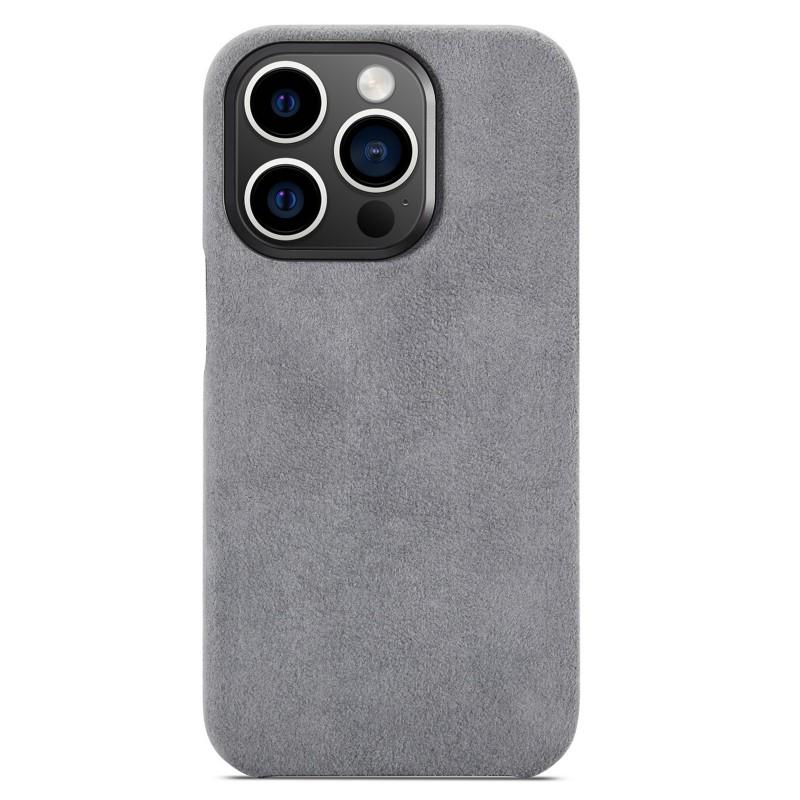 Alcantara Suede Magnetic Half Wrap Phone Case IPhone 17 16 15 Air
