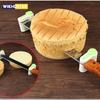 2pcs/Pack Cake Slicer Cutter 5 Layers Cake Bread Leveler Slicer Set DIY Fixator Cutting Tools Kitchen Cake Accessories