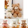 Bear Plush Figure With Soft Fabric For Kids' Playtime**