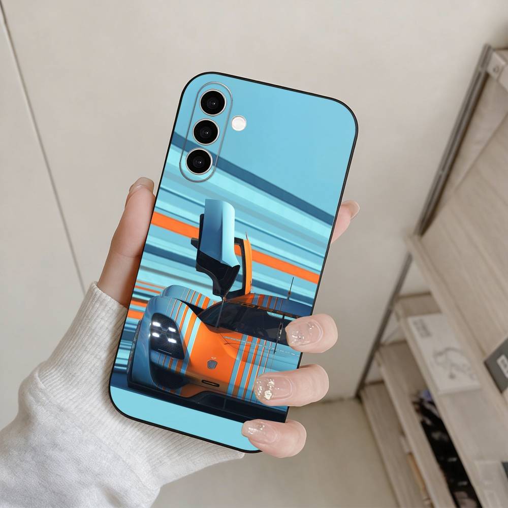 Чехол для телефона Star Ra-cing Car для Samsung Galaxy A73, A72, A71, A70, A53, A52, A51, Другие Мягкий Черный Чехол