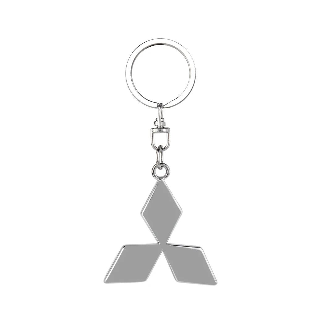 Durable Auto Keyring Zinc Alloy Pendant Car Accessories for Mitsubishi Pajero Montero Lancer EX ASX Outlander L200