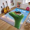 Custom The Good Dinosaur Mat Personalized Name, Polyester Washable Indoor Entryway Rug, Gift for Christmas, Easter, Thanksgiving Day
