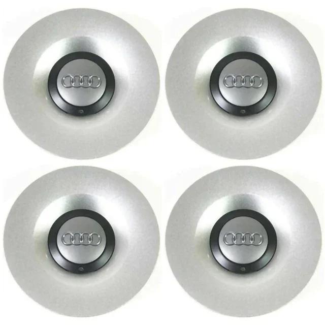 For Audi A34Pcs Car Wheel Center Hub Caps Badge Rim Hubcap 8N0601165A 4B0601165A Accessories For Audi A3 A4 A5 S6 S8 TT A8 Quattro Emblem