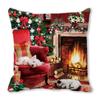 Christmas Themed Pillowcases Car Accessories Office Santa Claus Living Room Sofa Home Pillowcases