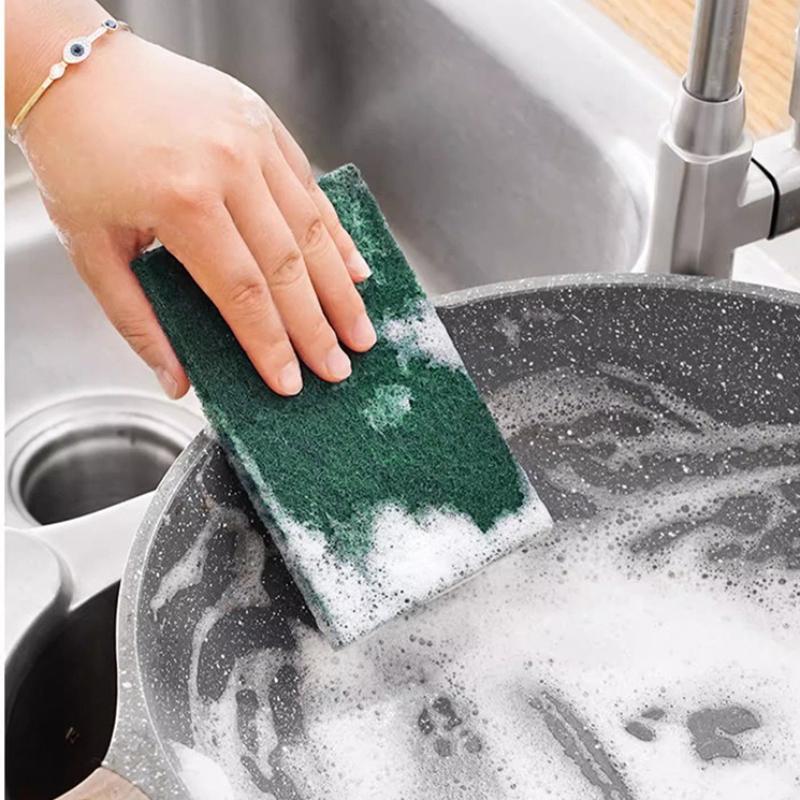 10 шт. Салфетка для уборки Губка для мытья посуды Фибровая салфетка Бытовые аксессуары Салфетка из микрофибры Губка для мытья посуды Чистящие средства
