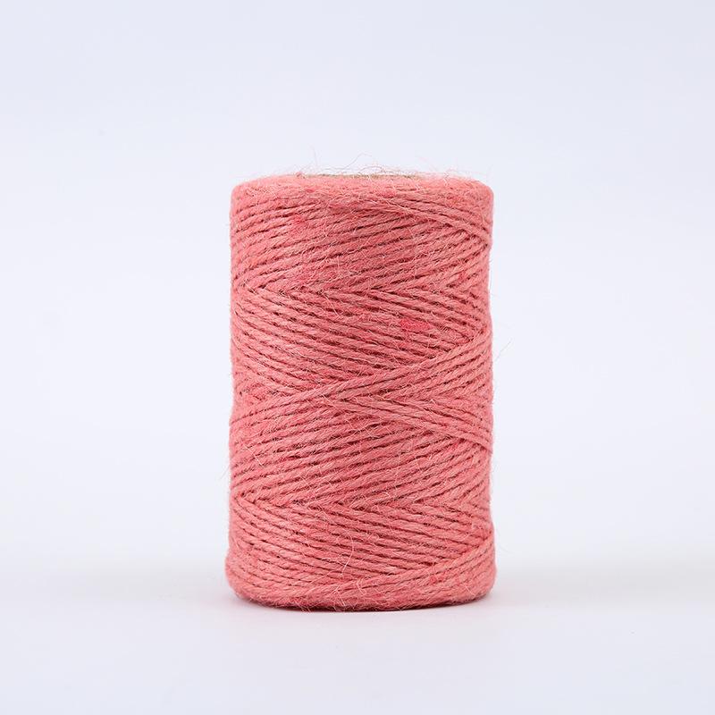 Color Cylindrical Hemp Rope Diy Hand-Woven Tapestry Decorative Wire, Photo Frame Decorative Material Rope Accessories