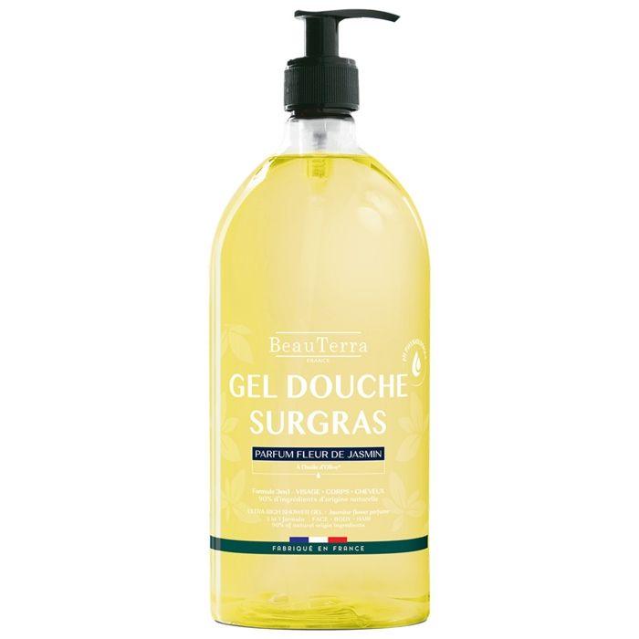 Гель для душа - Beauterra - Surgas Jasmin - 1 л - Гипоаллергенный - Унисекс