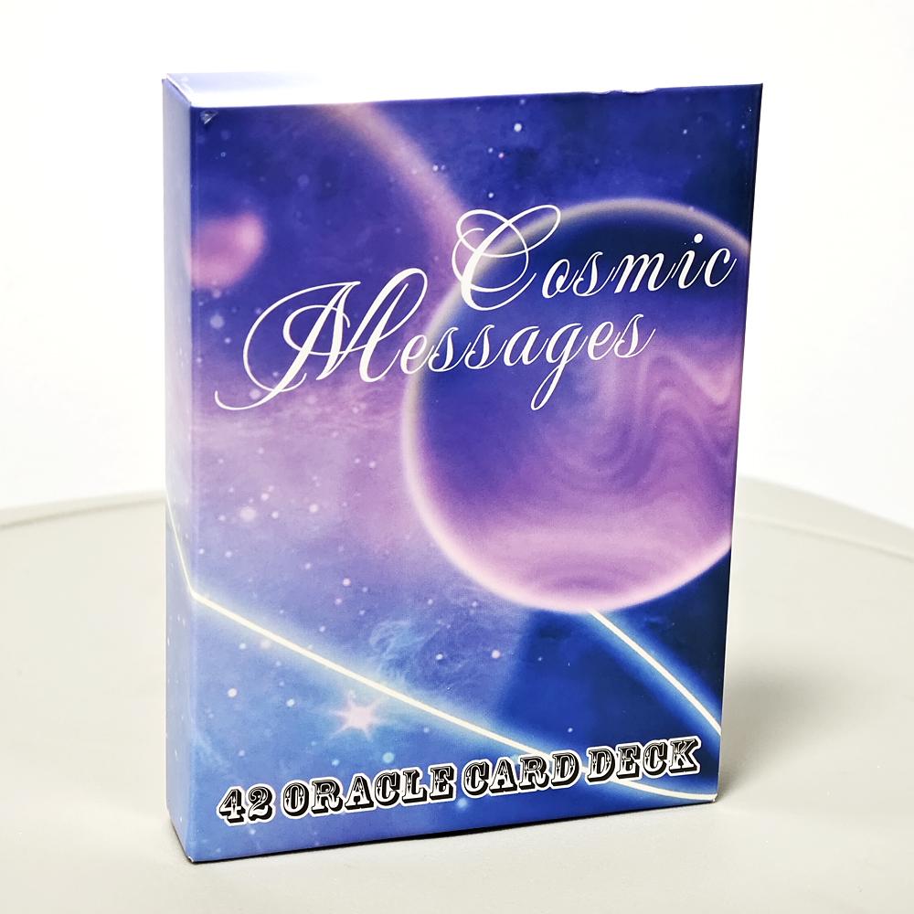 10,4*7,3 см, 42 шт. Карты Oracle, вдохновляющие космические послания