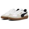 Puma Кроссовки унисекс Palermo Leather White Black Gum Vapor-Grey 396464-01