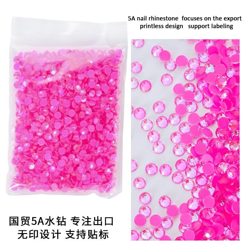 Стеклянный плоский дно светящийся алмазный DIY маникюрный сверло украшение для ногтей флуоресцентный сверло чехол для мобильного телефона декоративные стразы