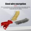 Многофункциональная проволочная щетка с медным покрытием, щетка из нержавеющей стали, чистящая щетка, щетка для удаления ржавчины с металла, для чистки решетки барбекю