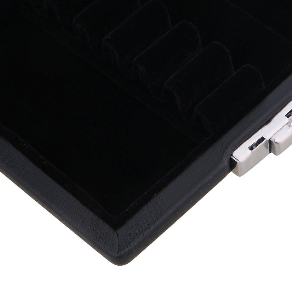 Yibuy Коробка для тростей гобоя на 6 тростей, 9,2 x 7,8 x 2 см, Черный