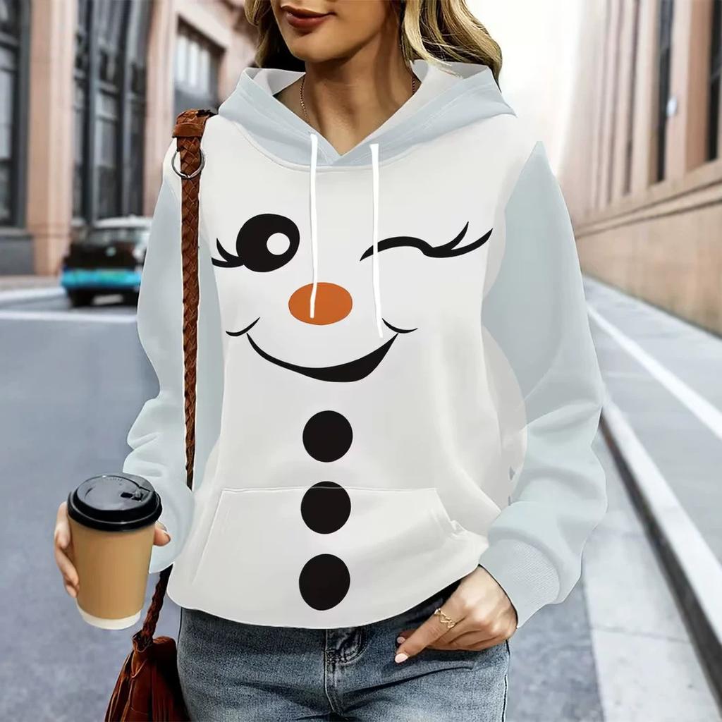 Women's Autumn and Winter Christmas Tree 3D Printed Hooded Is Fashionable, Comfortable and Versatile Hoodies & Sweatshirts (women’s)